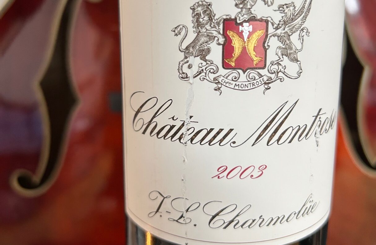 2003 Chateau Montrose – Such an alluring perfume!